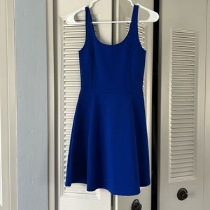 Royal blue skater dress